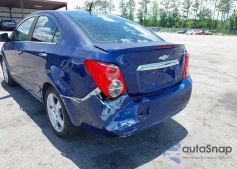 2013 Chevrolet Sonic Ltz Auto из США, поврежденный, VIN 1G1JE5SH1D4151118